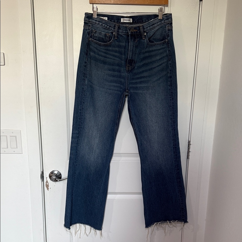 Vigoss Royce 70s Indigo Wide Leg Jeans